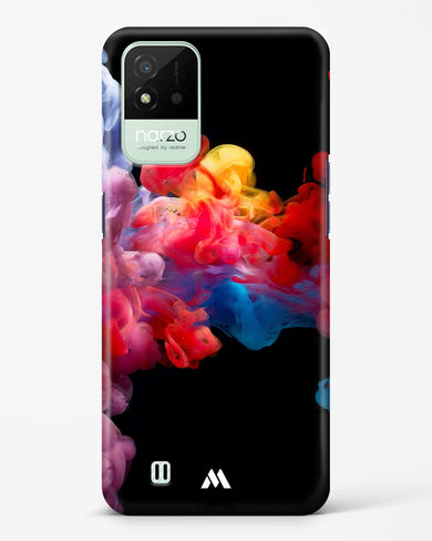 Darker than Night Ink Burst Hard Case Phone Cover (Realme)