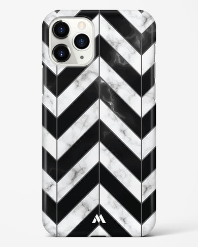 Warrior Stripe Marble Hard Case Phone Cover-(Apple)