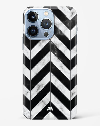 Warrior Stripe Marble Hard Case Phone Cover-(Apple)