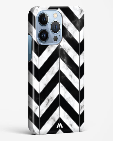 Warrior Stripe Marble Hard Case Phone Cover-(Apple)