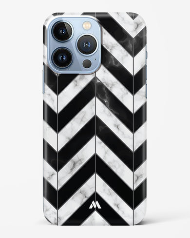 Warrior Stripe Marble Hard Case Phone Cover-(Apple)