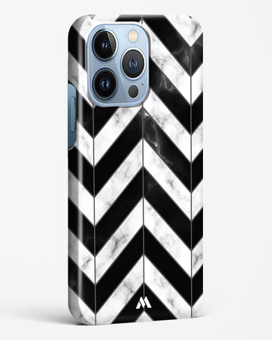 Warrior Stripe Marble Hard Case Phone Cover-(Apple)