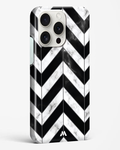 Warrior Stripe Marble Hard Case Phone Cover-(Apple)