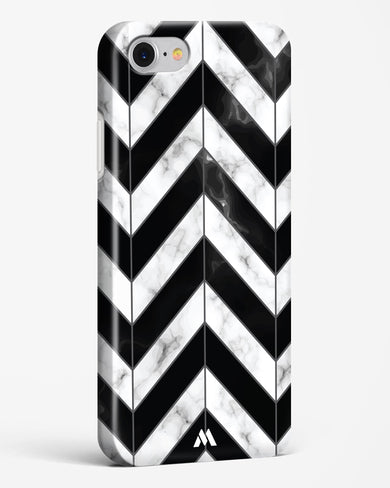 Warrior Stripe Marble Hard Case Phone Cover-(Apple)