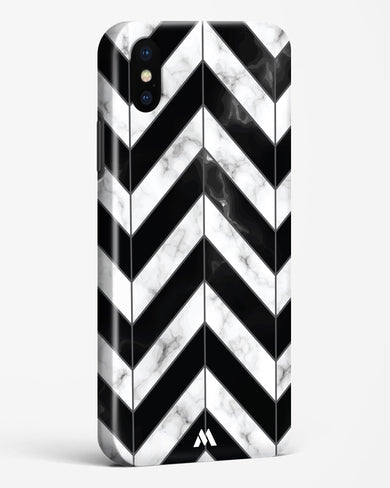 Warrior Stripe Marble Hard Case Phone Cover-(Apple)