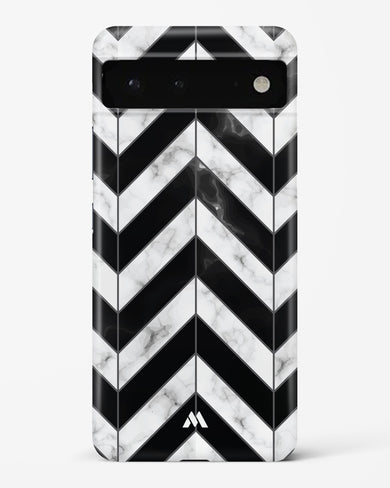 Warrior Stripe Marble Hard Case Phone Cover-(Google)