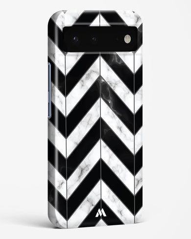 Warrior Stripe Marble Hard Case Phone Cover-(Google)