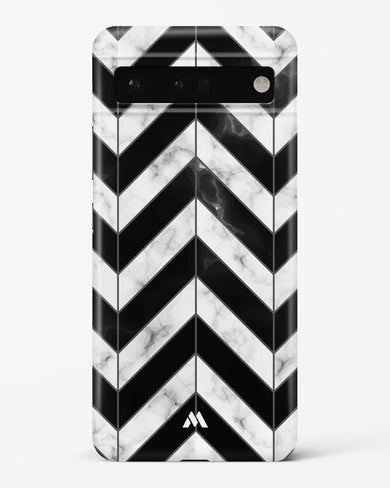 Warrior Stripe Marble Hard Case Phone Cover-(Google)