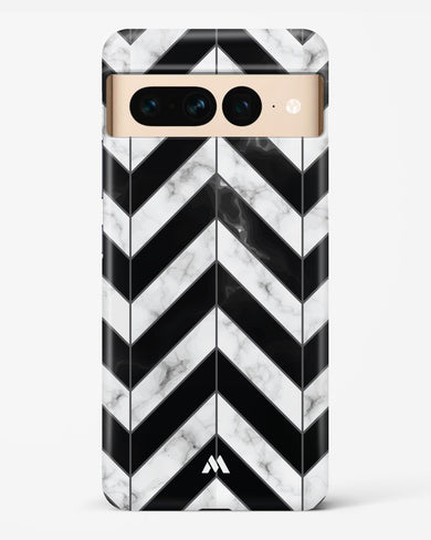 Warrior Stripe Marble Hard Case Phone Cover-(Google)