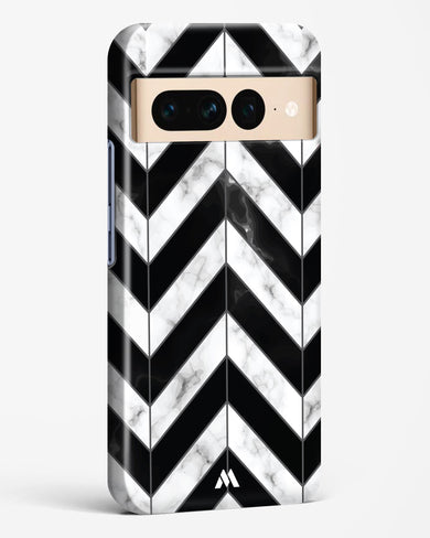 Warrior Stripe Marble Hard Case Phone Cover-(Google)