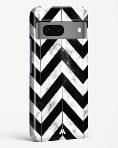 Warrior Stripe Marble Hard Case Phone Cover-(Google)