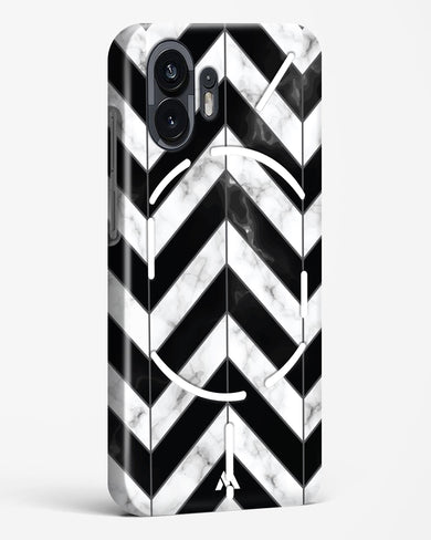Warrior Stripe Marble Hard Case Phone Cover (Nothing)