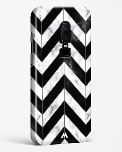 Warrior Stripe Marble Hard Case Phone Cover-(OnePlus)