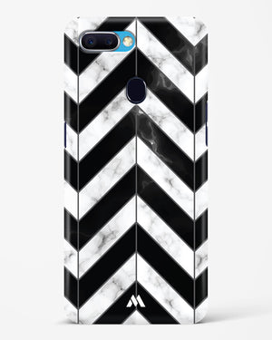 Warrior Stripe Marble Hard Case Phone Cover-(Oppo)