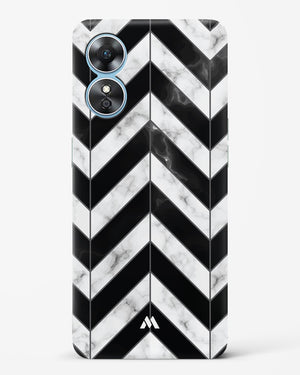 Warrior Stripe Marble Hard Case Phone Cover-(Oppo)