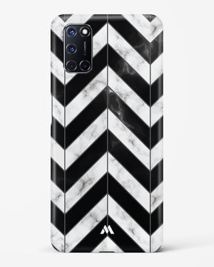 Warrior Stripe Marble Hard Case Phone Cover-(Oppo)