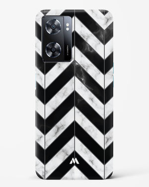 Warrior Stripe Marble Hard Case Phone Cover-(Oppo)