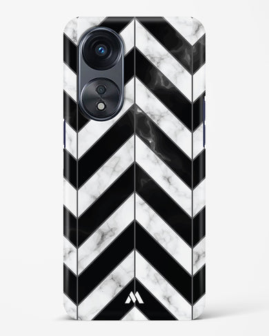 Warrior Stripe Marble Hard Case Phone Cover (Oppo)
