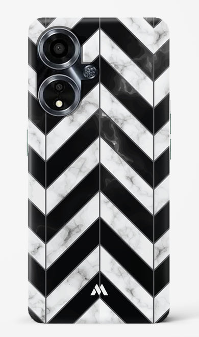 Warrior Stripe Marble Hard Case Phone Cover (Oppo)