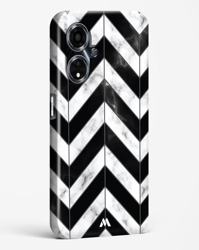 Warrior Stripe Marble Hard Case Phone Cover (Oppo)
