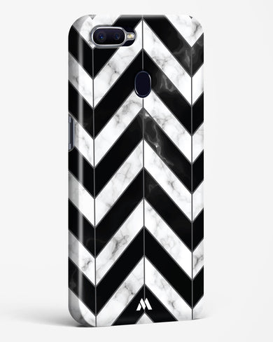 Warrior Stripe Marble Hard Case Phone Cover-(Oppo)