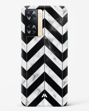 Warrior Stripe Marble Hard Case Phone Cover-(Oppo)