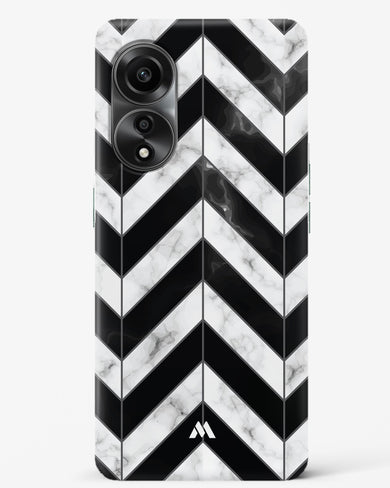 Warrior Stripe Marble Hard Case Phone Cover (Oppo)