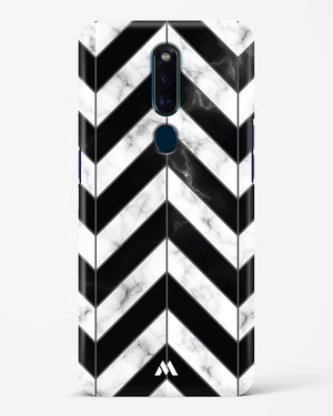 Warrior Stripe Marble Hard Case Phone Cover (Oppo)