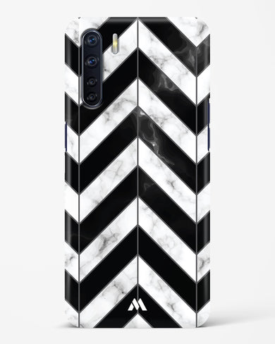 Warrior Stripe Marble Hard Case Phone Cover (Oppo)
