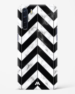 Warrior Stripe Marble Hard Case Phone Cover-(Oppo)