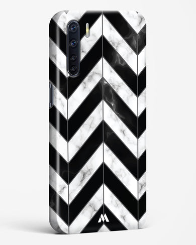 Warrior Stripe Marble Hard Case Phone Cover-(Oppo)