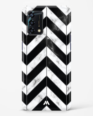 Warrior Stripe Marble Hard Case Phone Cover-(Oppo)