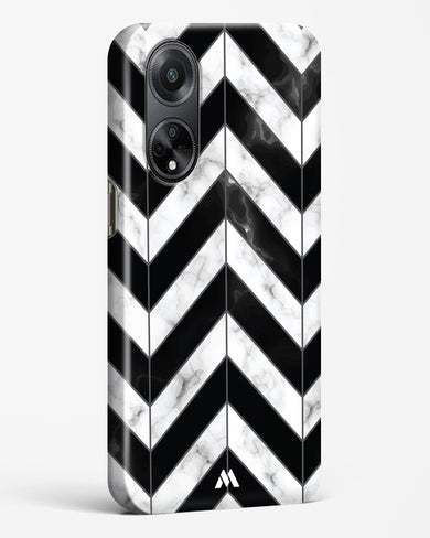 Warrior Stripe Marble Hard Case Phone Cover (Oppo)