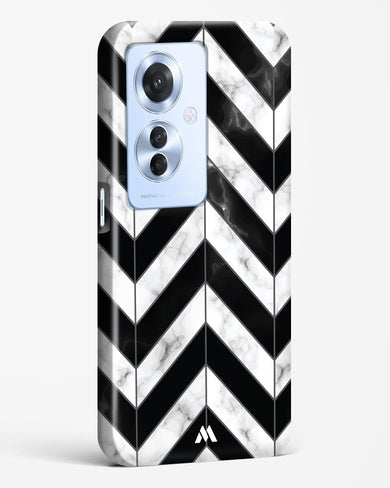 Warrior Stripe Marble Hard Case Phone Cover (Oppo)