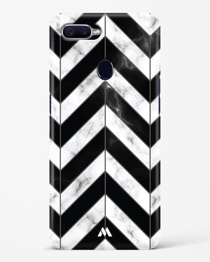 Warrior Stripe Marble Hard Case Phone Cover-(Oppo)