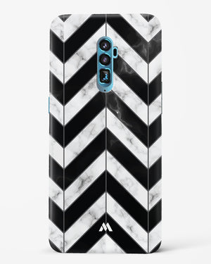 Warrior Stripe Marble Hard Case Phone Cover-(Oppo)