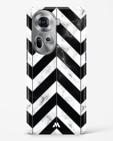 Warrior Stripe Marble Hard Case Phone Cover (Oppo)
