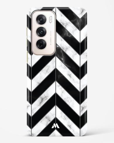 Warrior Stripe Marble Hard Case Phone Cover (Oppo)