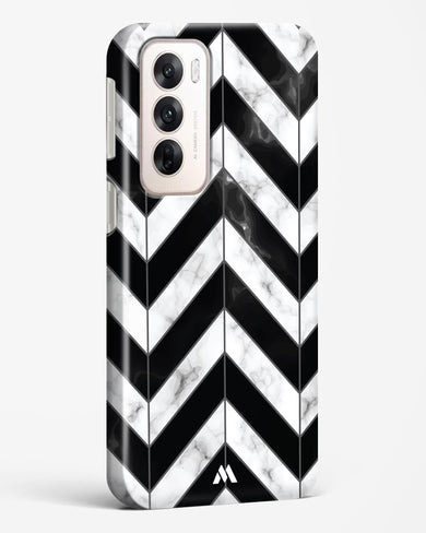 Warrior Stripe Marble Hard Case Phone Cover (Oppo)