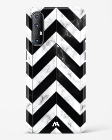 Warrior Stripe Marble Hard Case Phone Cover (Oppo)