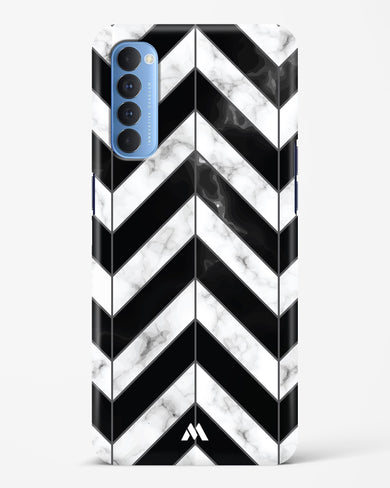Warrior Stripe Marble Hard Case Phone Cover (Oppo)