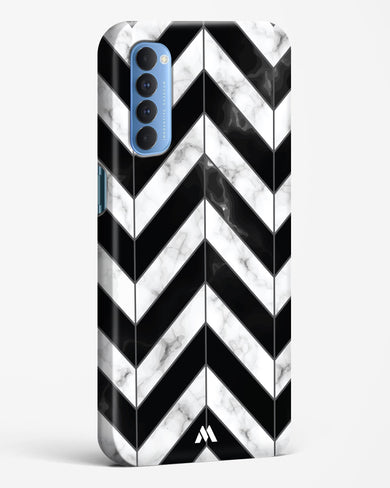 Warrior Stripe Marble Hard Case Phone Cover (Oppo)