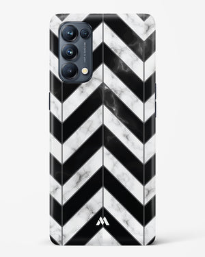 Warrior Stripe Marble Hard Case Phone Cover-(Oppo)