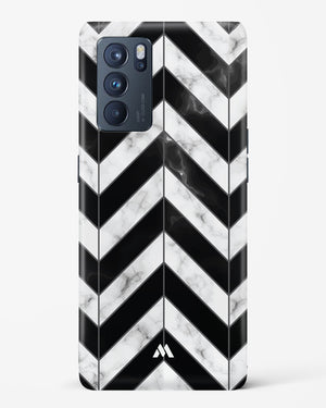 Warrior Stripe Marble Hard Case Phone Cover-(Oppo)