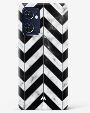 Warrior Stripe Marble Hard Case Phone Cover (Oppo)