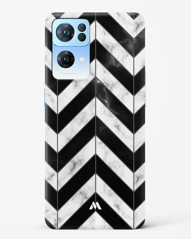 Warrior Stripe Marble Hard Case Phone Cover (Oppo)