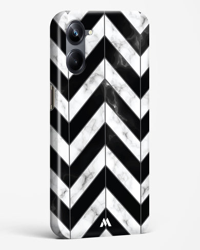 Warrior Stripe Marble Hard Case Phone Cover (Realme)