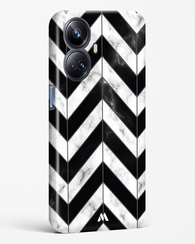 Warrior Stripe Marble Hard Case Phone Cover-(Realme)