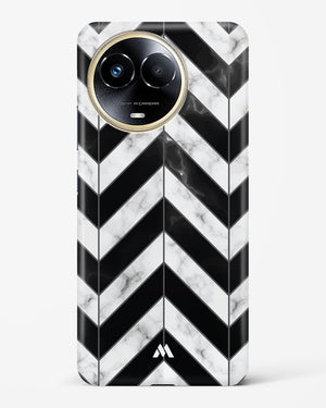 Warrior Stripe Marble Hard Case Phone Cover-(Realme)