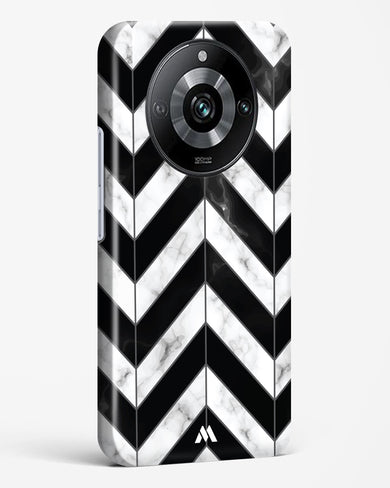 Warrior Stripe Marble Hard Case Phone Cover-(Realme)